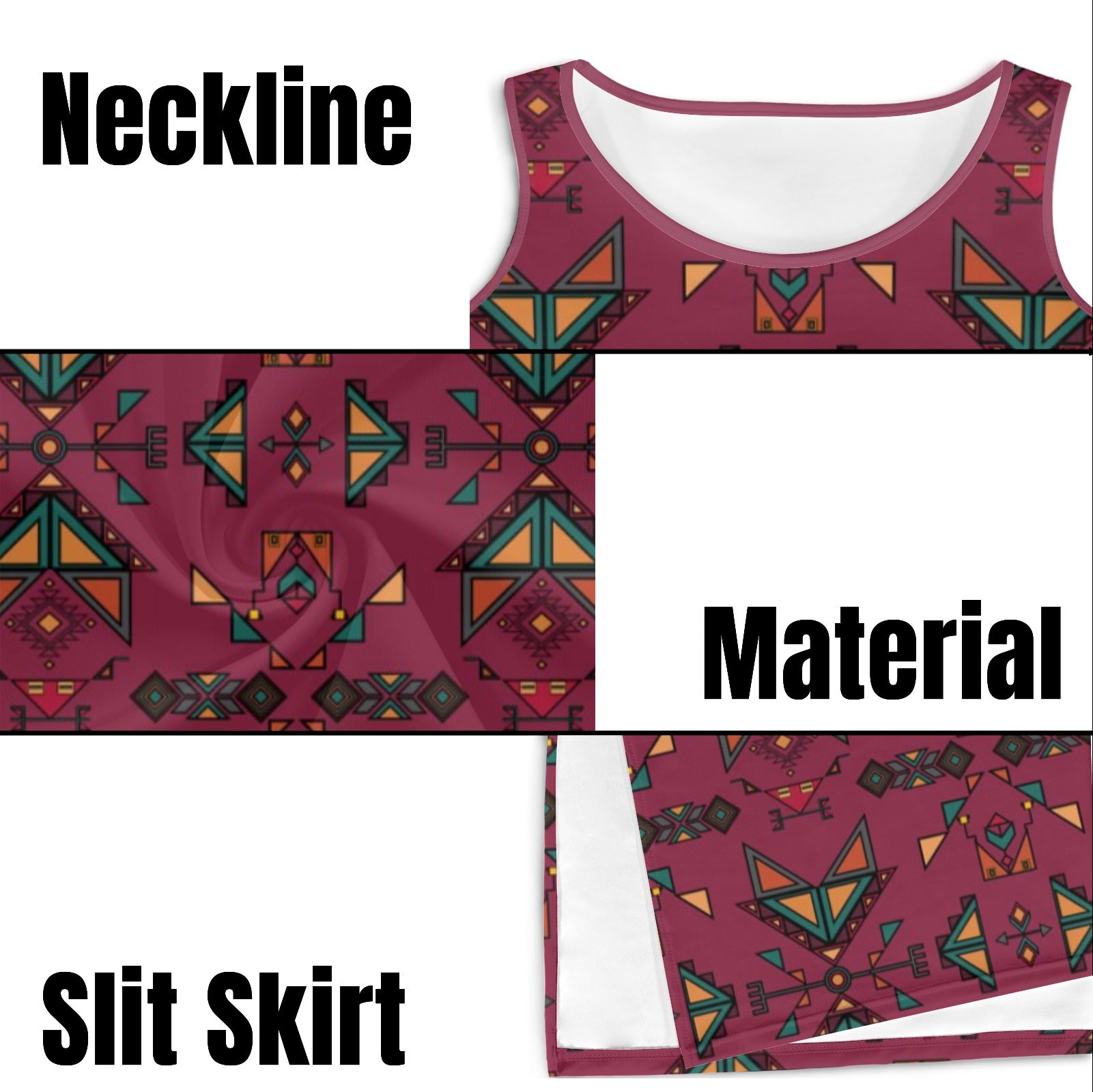 Arrow dawn Maroon Phaedra Sleeveless Open Fork Long Dress