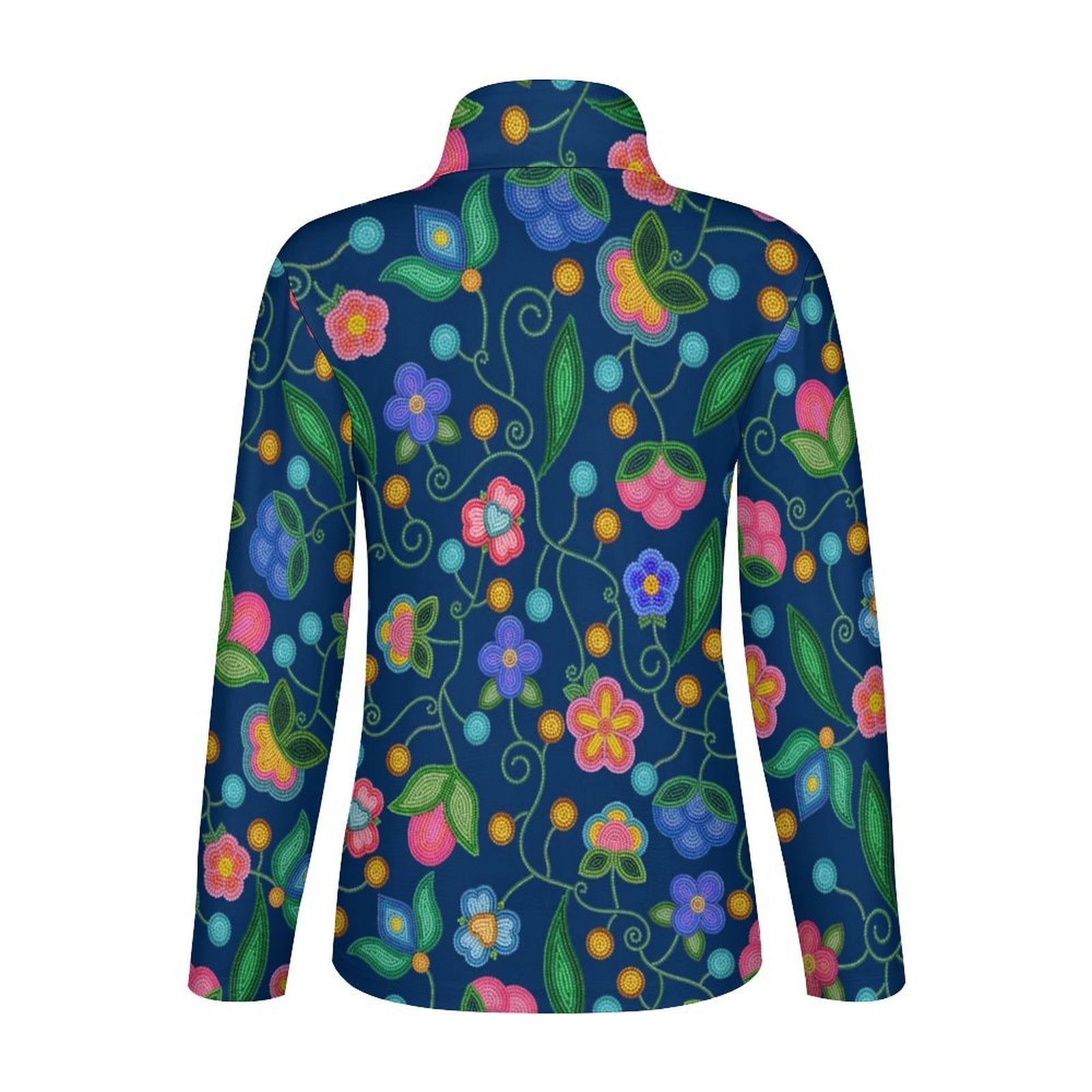 Skyberry Serenade Navy Long Sleeve Yoga Shirt
