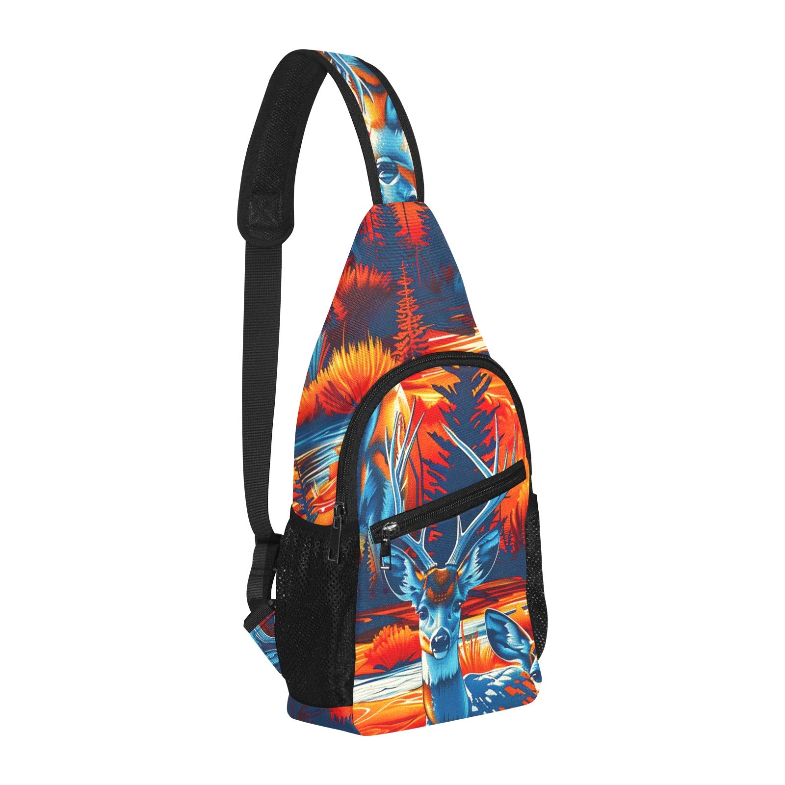 Deer Family Chest Bag