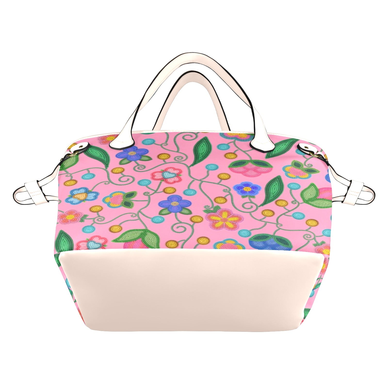 Skyberry Serenade Pink Clover Canvas Tote Bag