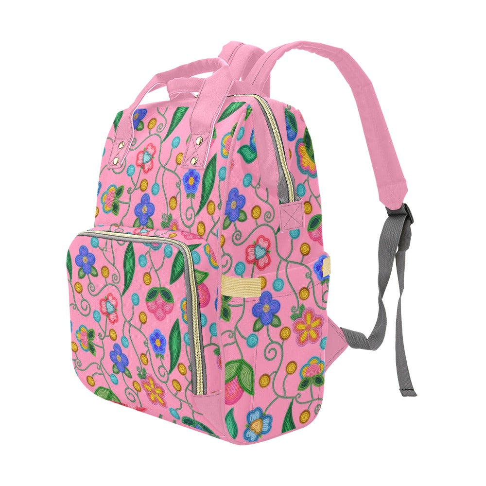 Skyberry Serenade Pink Multi-Function Diaper Backpack/Diaper Bag