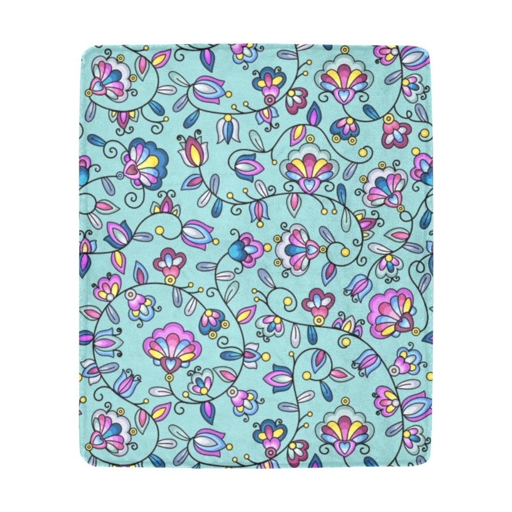 Autumn Bundle Blessing Turquoise Ultra-Soft Micro Fleece Blanket 50"x60"