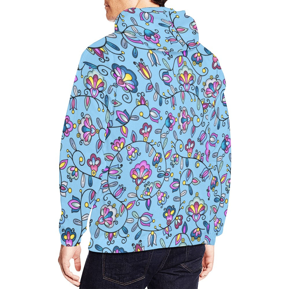 Autumn Bundle Blessing Blue Hoodie for Men (USA Size)