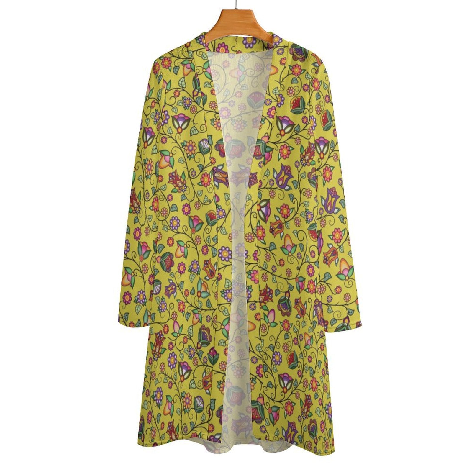 Heartbeat Petals Yellow Cardigan