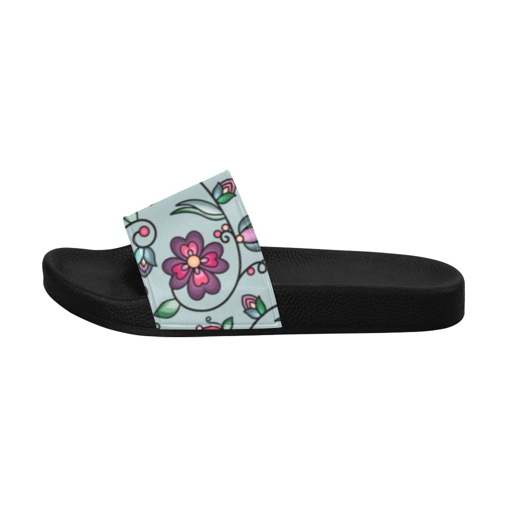 Amber Evening Garland Turquoise Women's Slide Sandals
