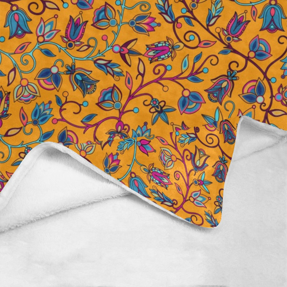 Buffalo Bloom Orange Ultra-Soft Micro Fleece Blanket 60"x80"