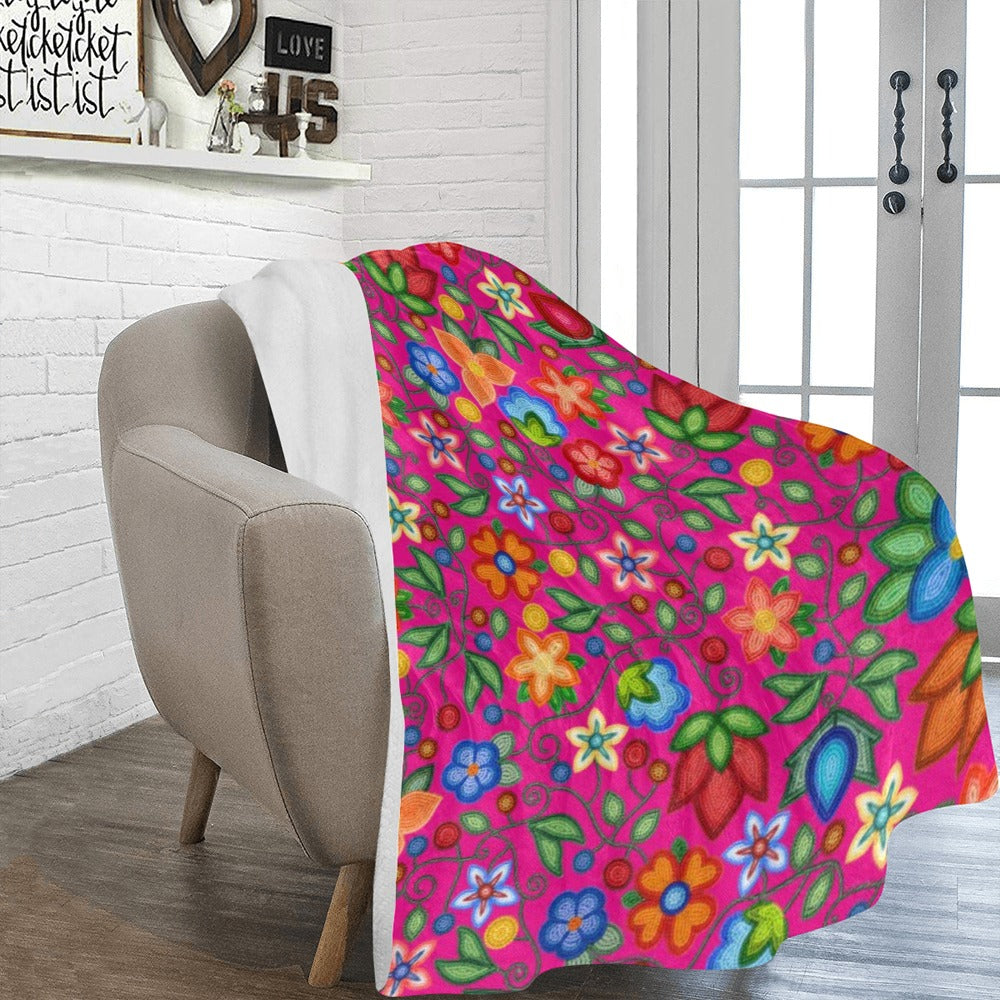 Morning Harmony Pink Ultra-Soft Micro Fleece Blanket 60"x80"