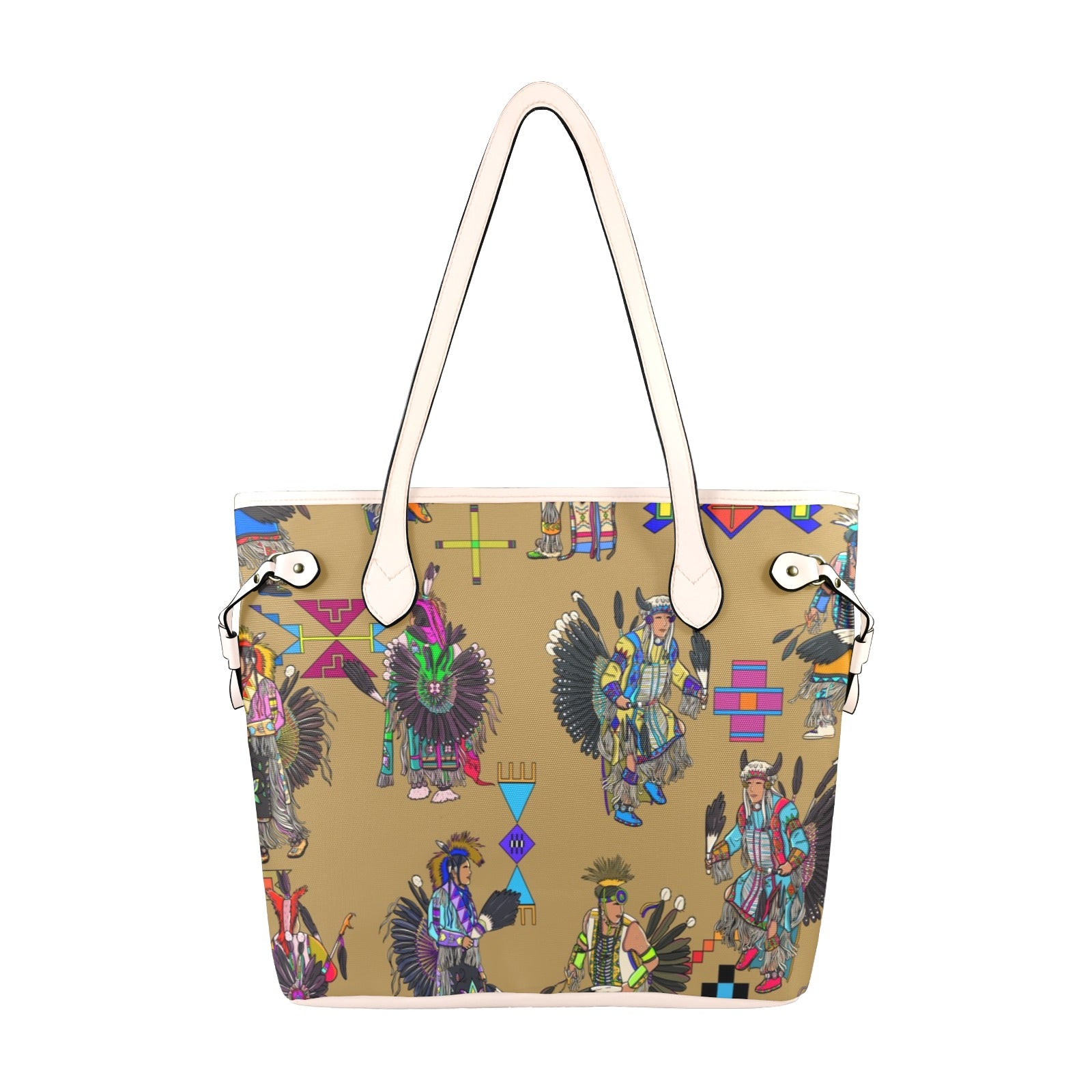 Men's Tradish Dancers Earth Clover Canvas Tote Bag