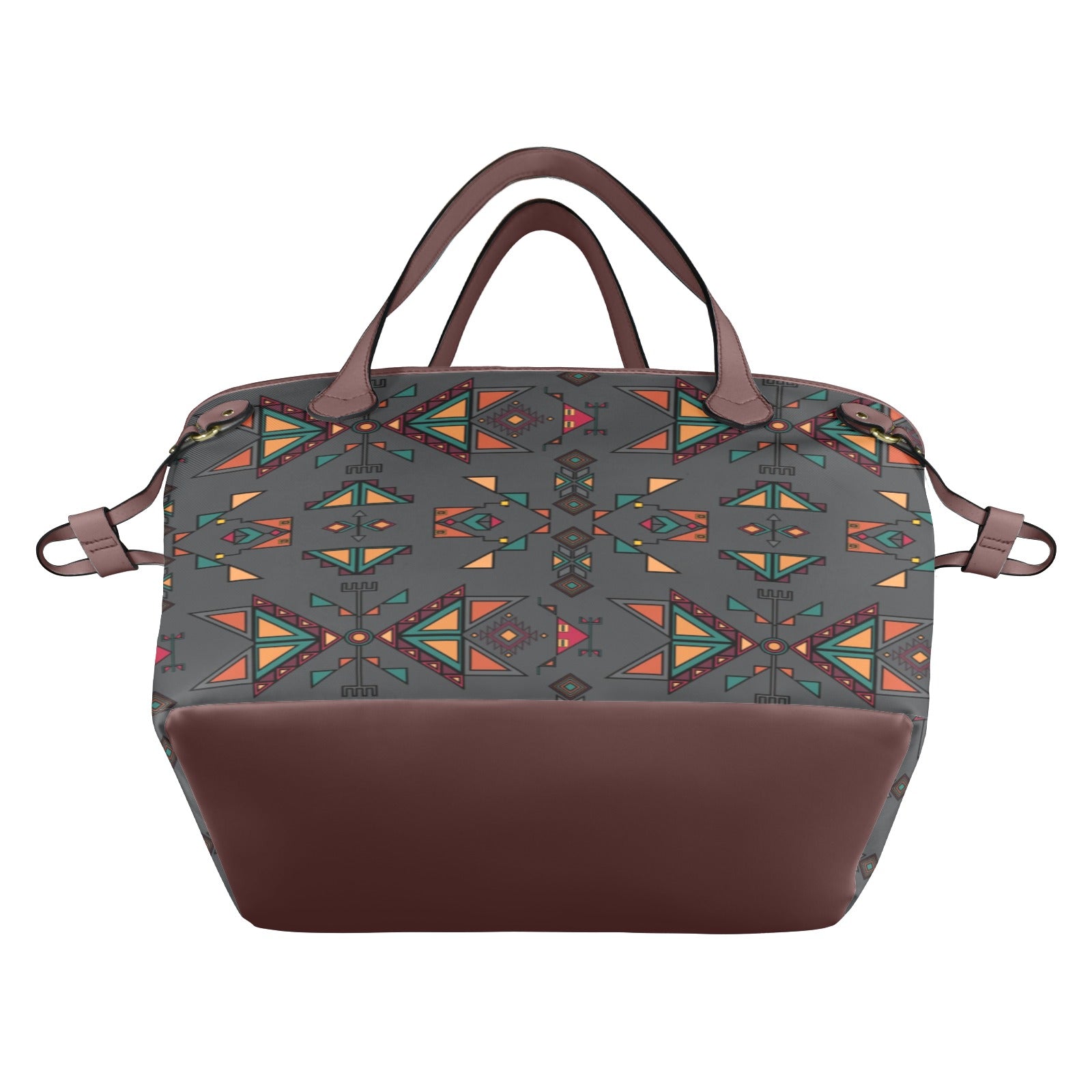 Arrow Dawn Gray Clover Canvas Tote Bag