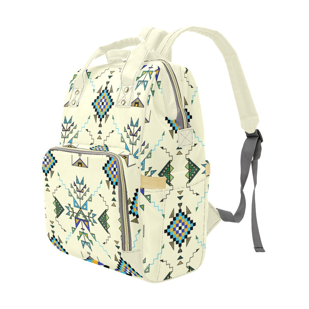 Bear Shield Cream Multi-Function Diaper Backpack/Diaper Bag