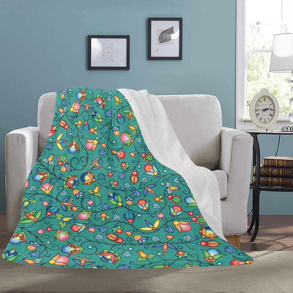Prairie Plains Spirit Afternoon Sky Ultra-Soft Micro Fleece Blanket 60"x80"