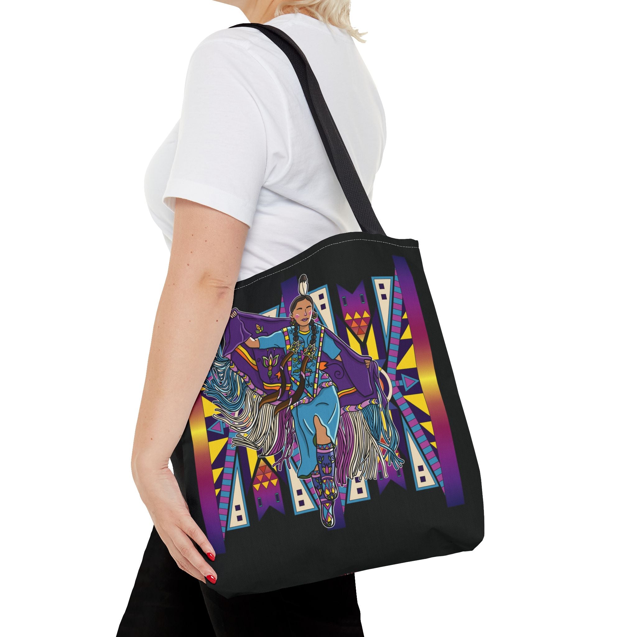 Fancy Dancer Trans BG 3 Tote Bag