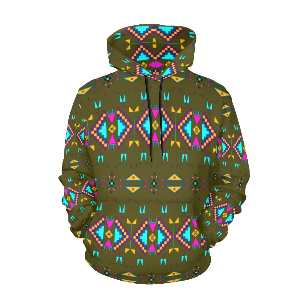 Rite of Passage Olive Hoodie for Women (USA Size)