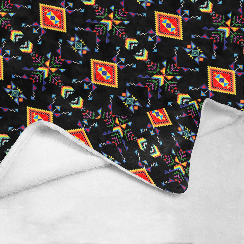 Buffalo Jump Black Ultra-Soft Micro Fleece Blanket 50"x60"