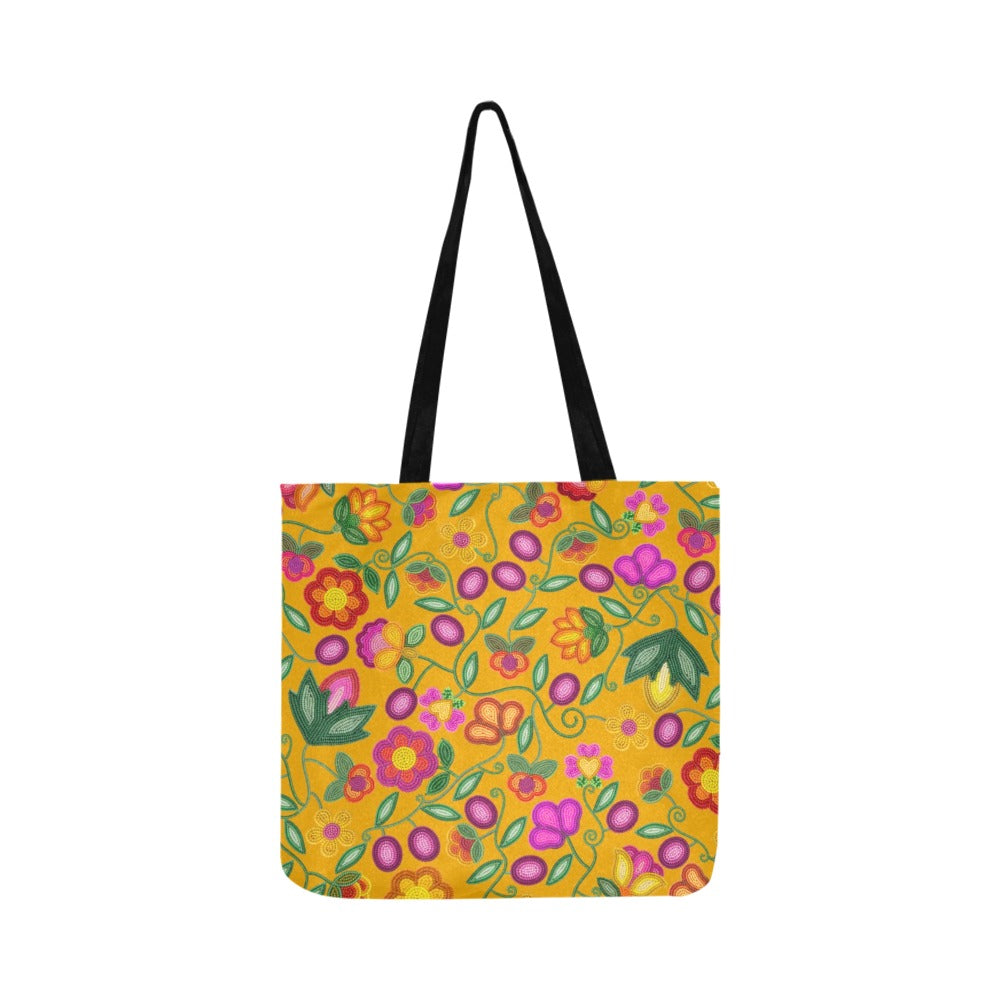 Boreal Bounty Yellow Reusable Shopping Bag (Two sides)