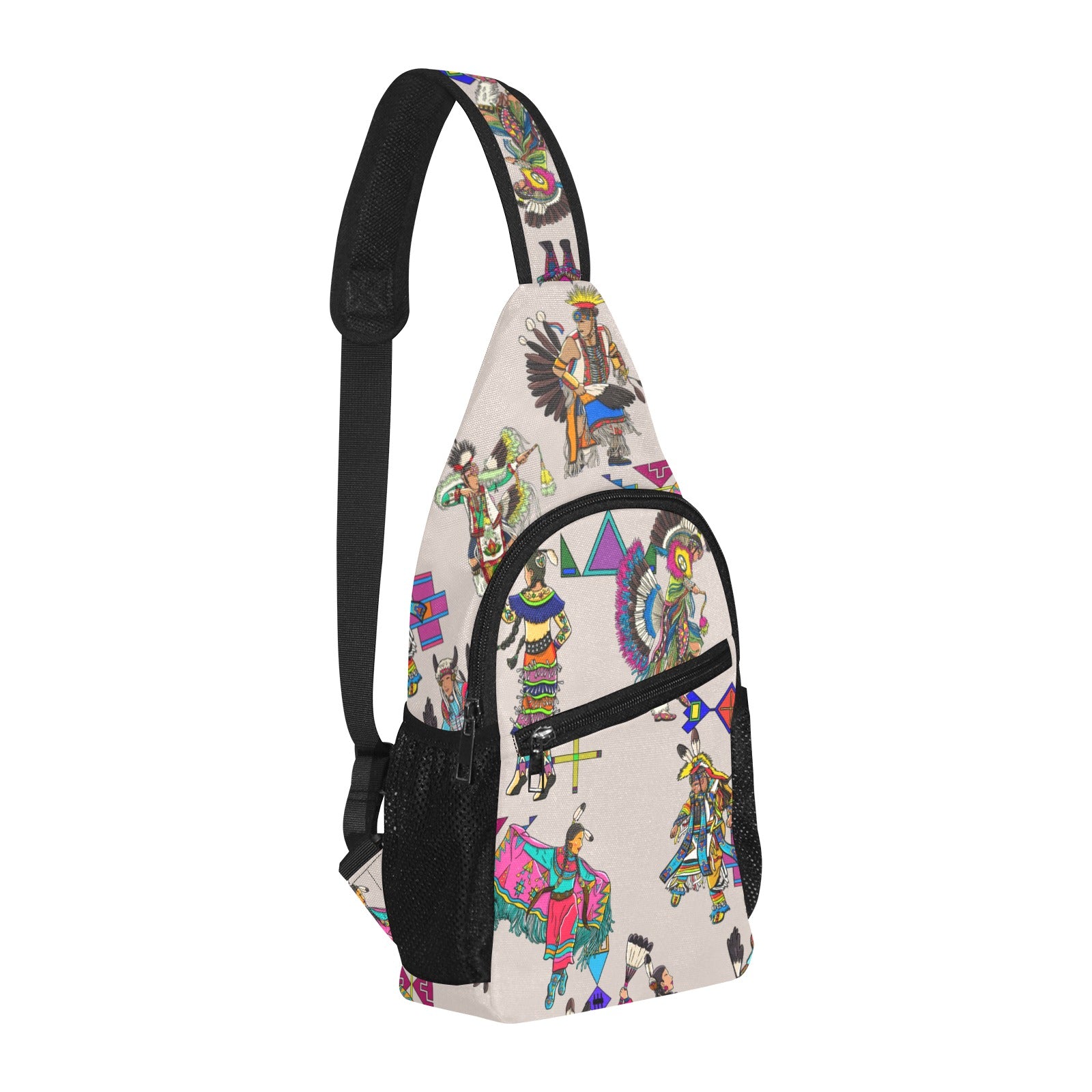 Grand Entry Dancers Muslin Chest Bag