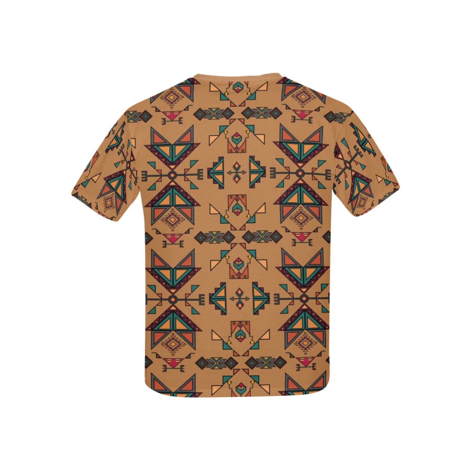 Arrow dawn Fabric Brown Kids' T-shirt (USA Size)