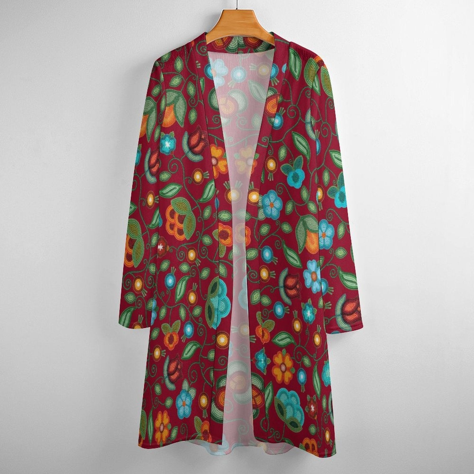 Prairie Fire Petals Red Cardigan