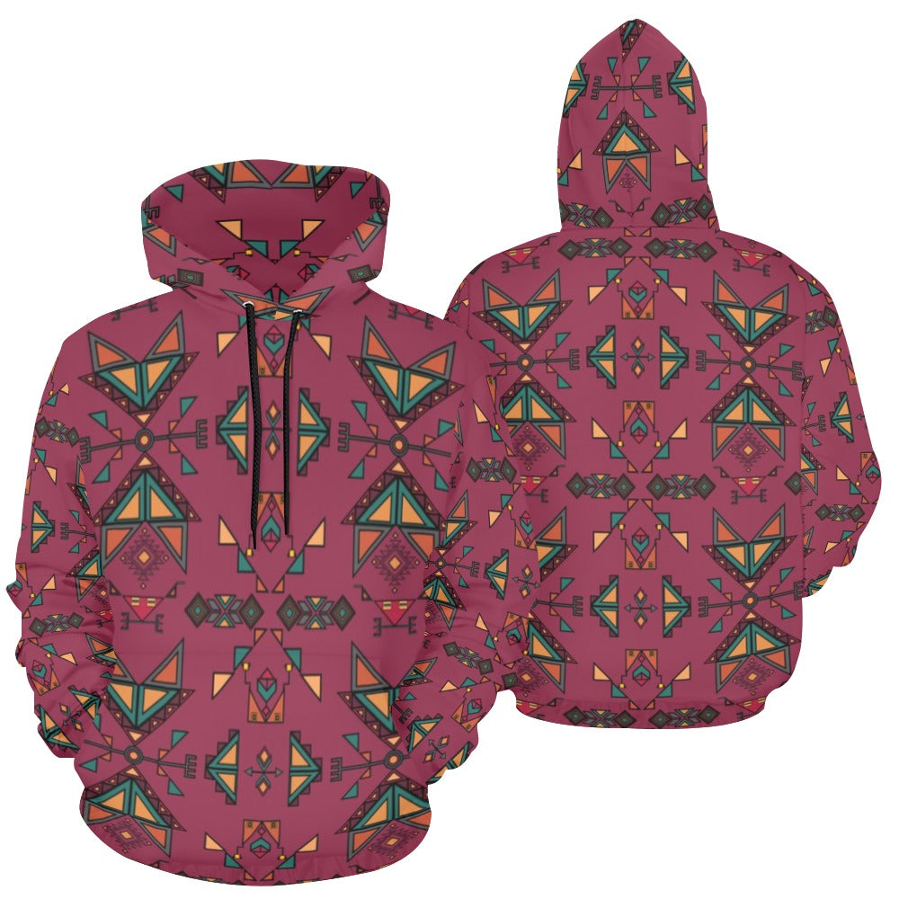 Arrow Dawn Maroon Hoodie for Women (USA Size)