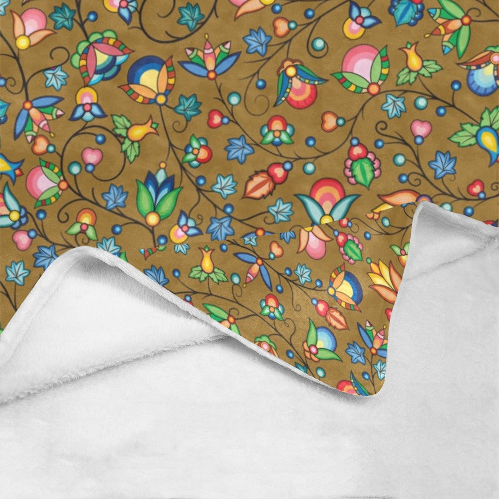 Prairie Plains Spirit Fall Leaves Ultra-Soft Micro Fleece Blanket 60"x80"