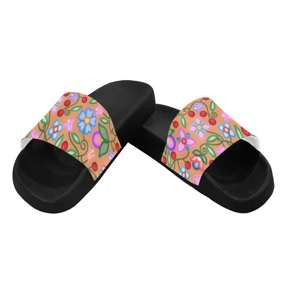 Petal Harmony Terracotta Women's Slide Sandals