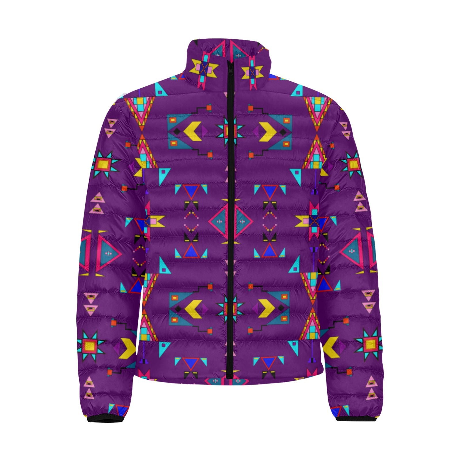 Enemy Territory Berry Men's Padded Jacket