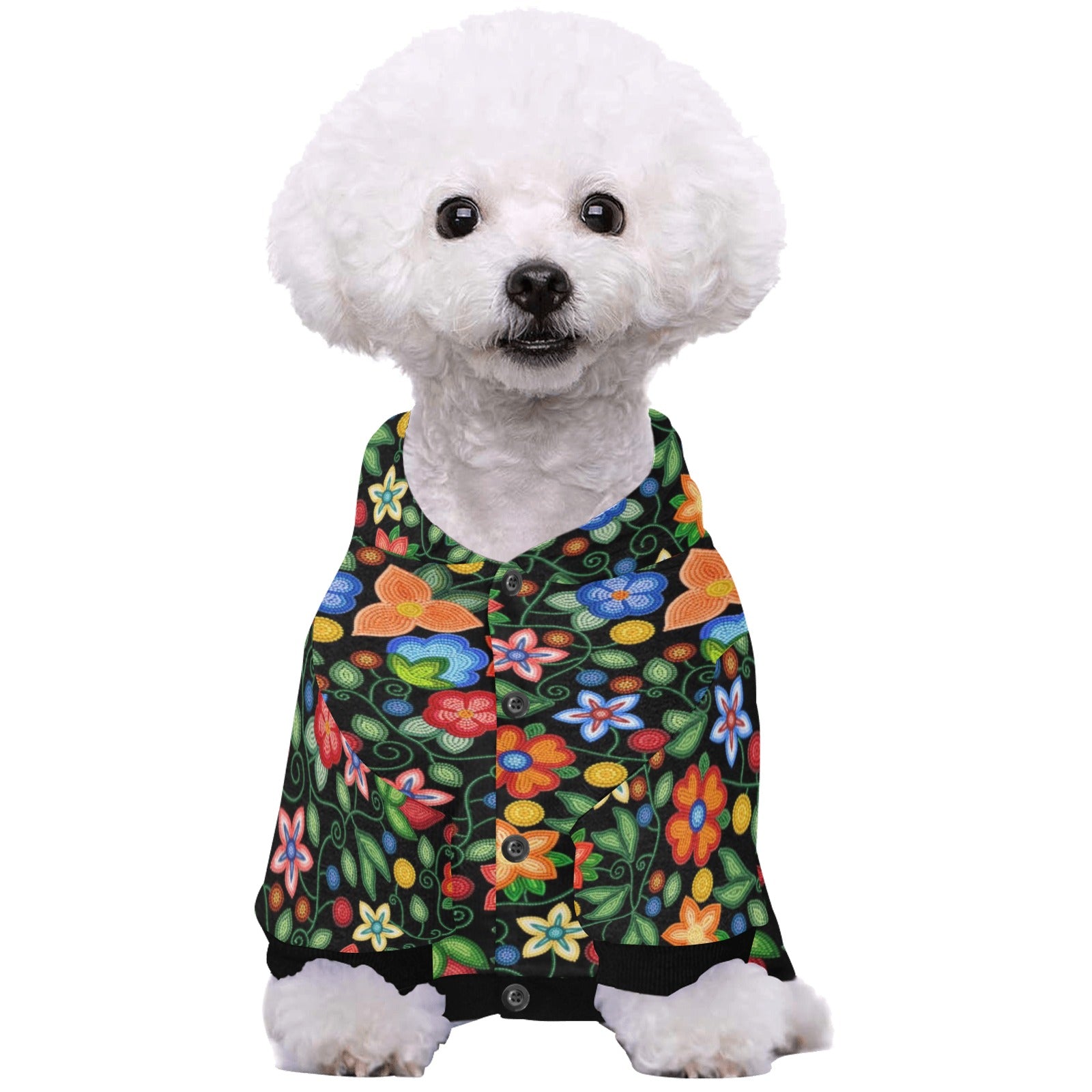 Morning Harmony Black Pet Dog Hoodie