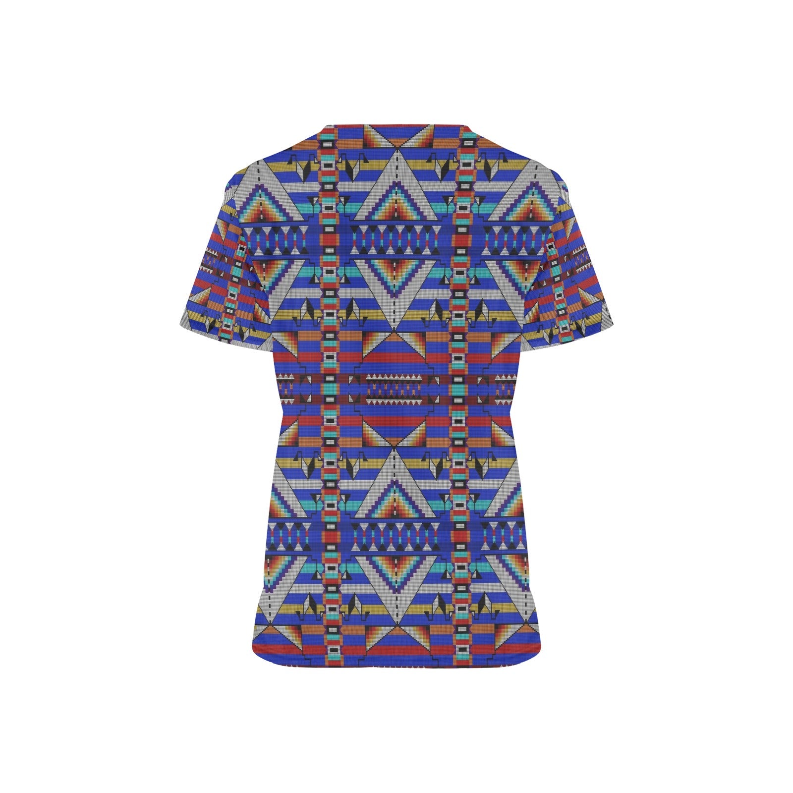 Medicine Blessing Blue Scrub Top
