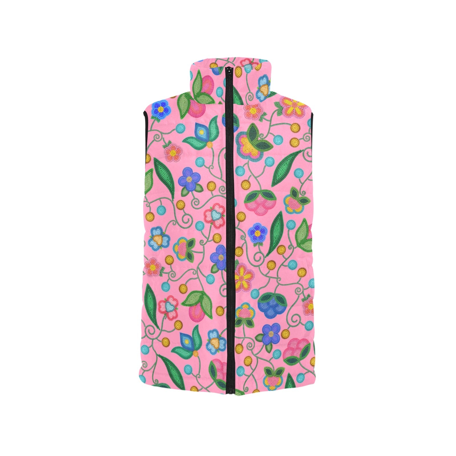 Skyberry Serenade Pink Women's Padded Vest Jacket