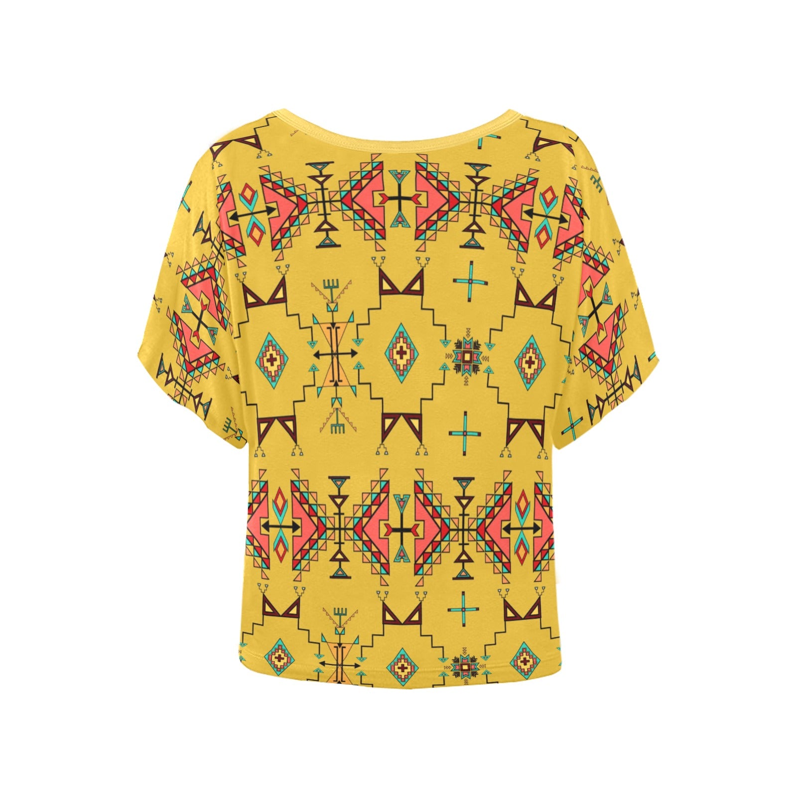Thunder Flight Yellow Women's Batwing-Sleeved Blouse T shirt