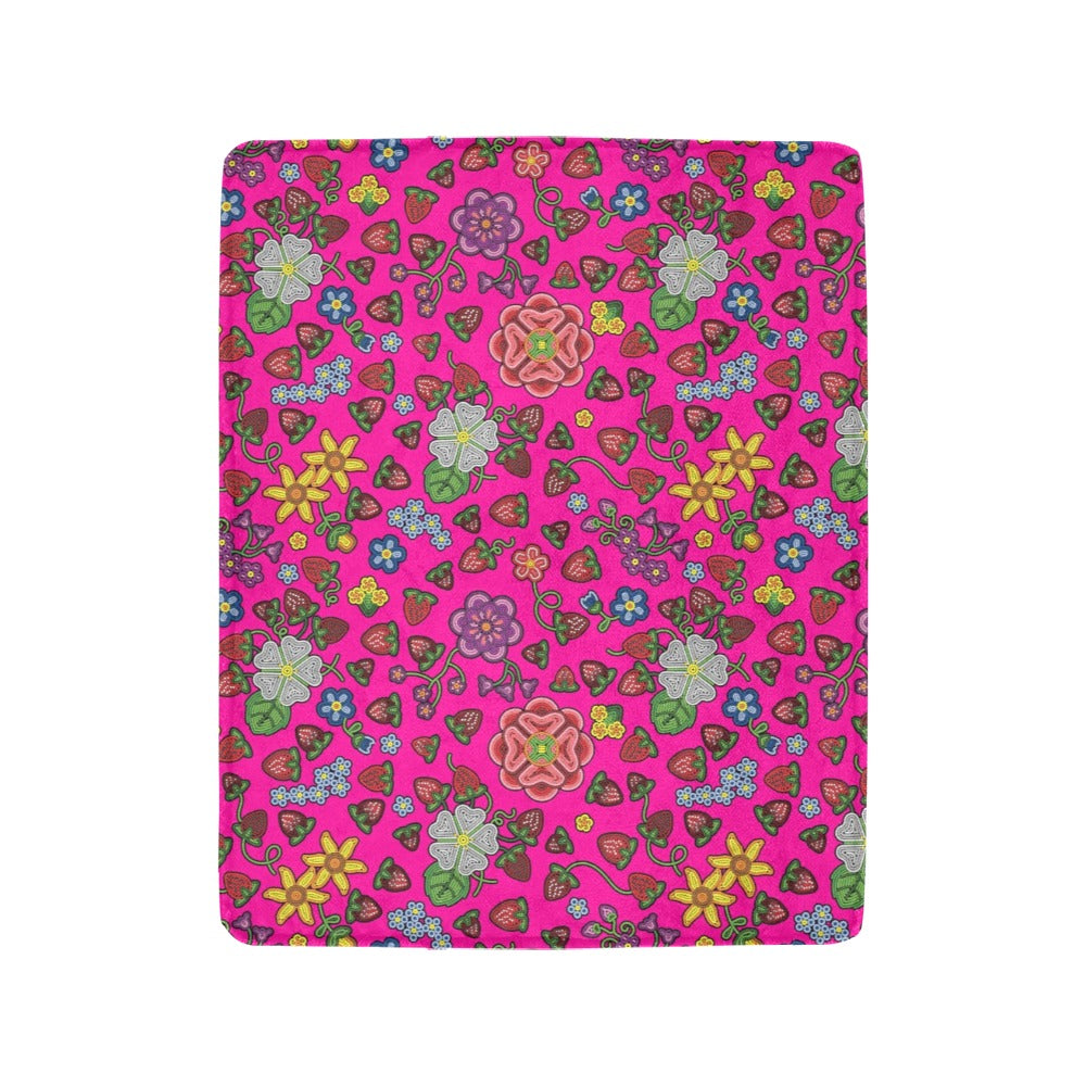 Berry Pop Blush Ultra-Soft Micro Fleece Blanket 40"x50"