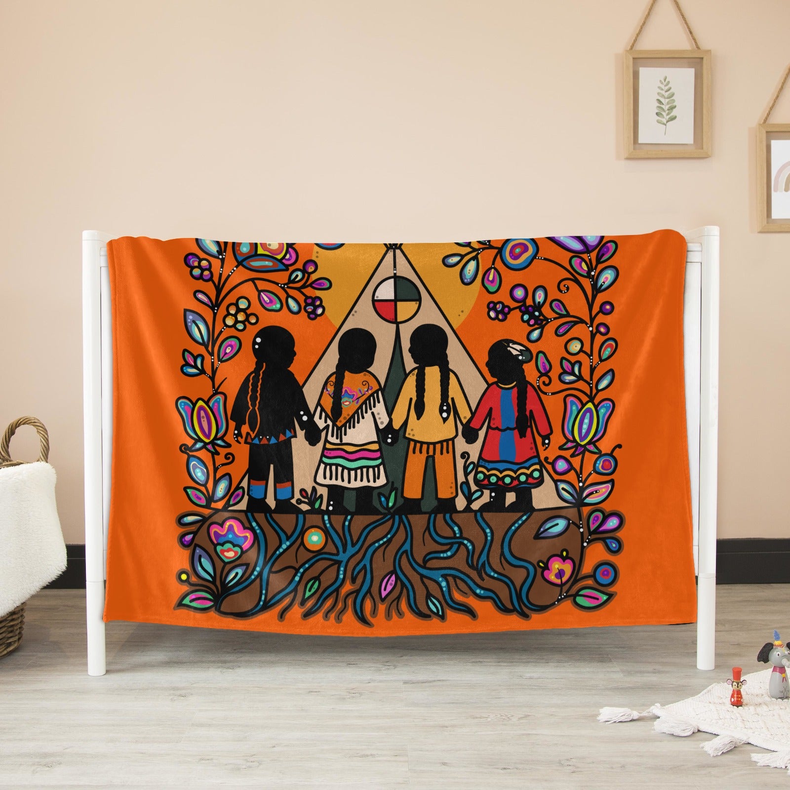 Rooted in Culture Ultra-Soft Micro Fleece Blanket 50"x40"