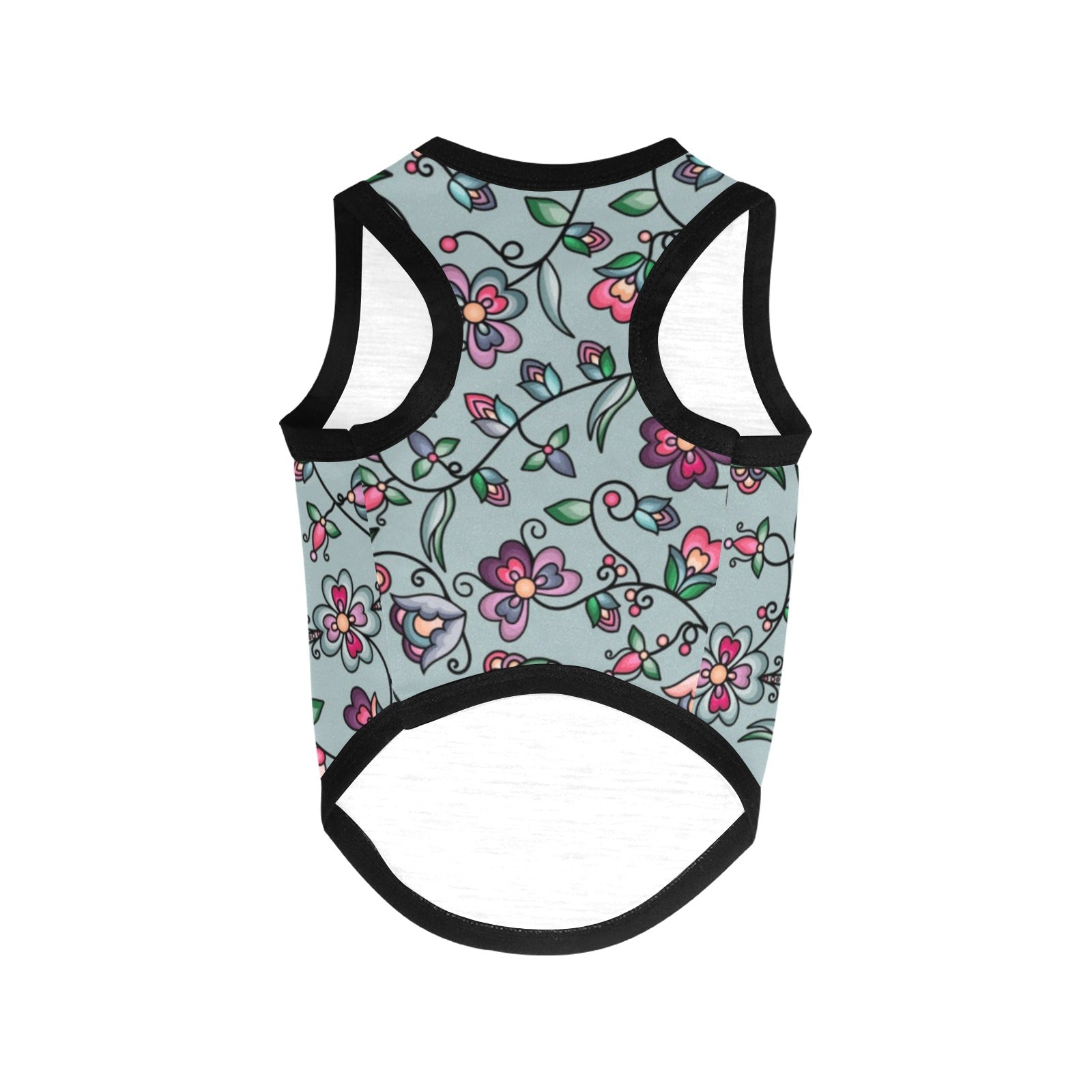 Amber Evening Garland Turquoise Pet Tank Top