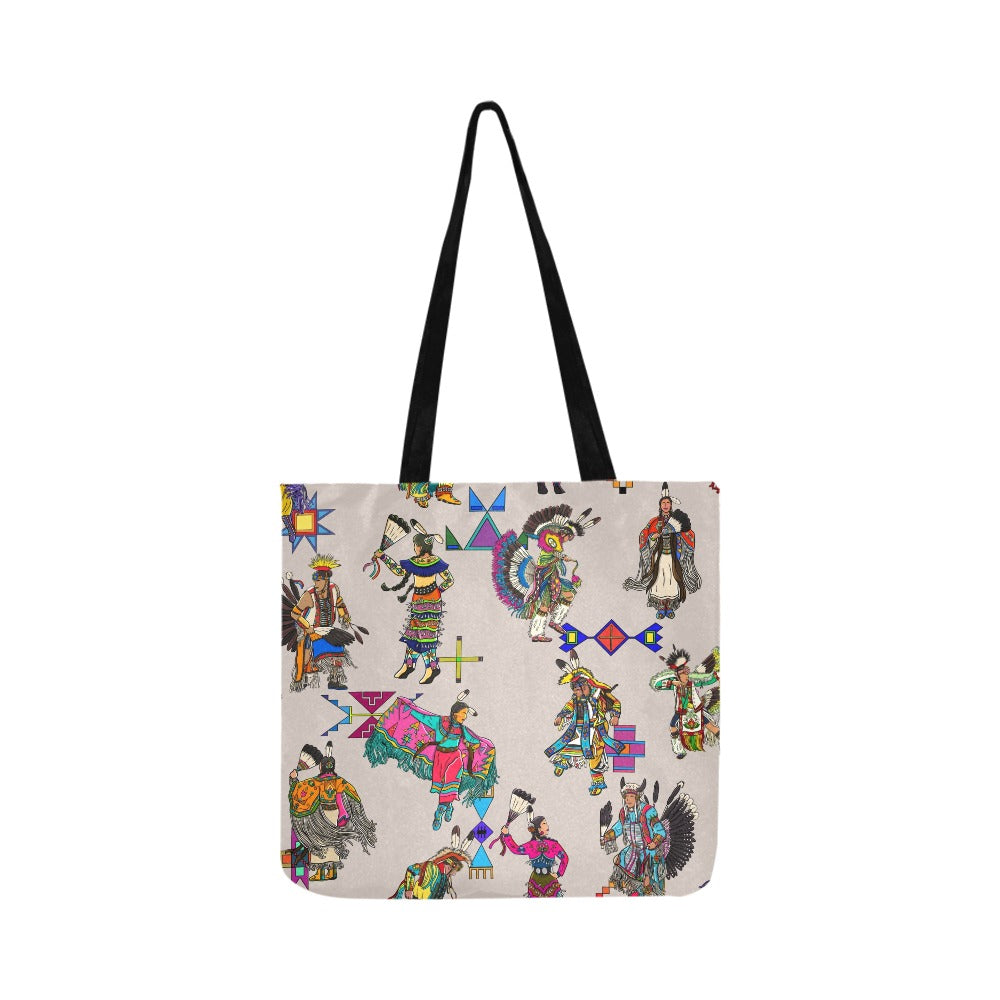 Grand Entry Dancers Muslin Reusable Shopping Bag (Two sides)