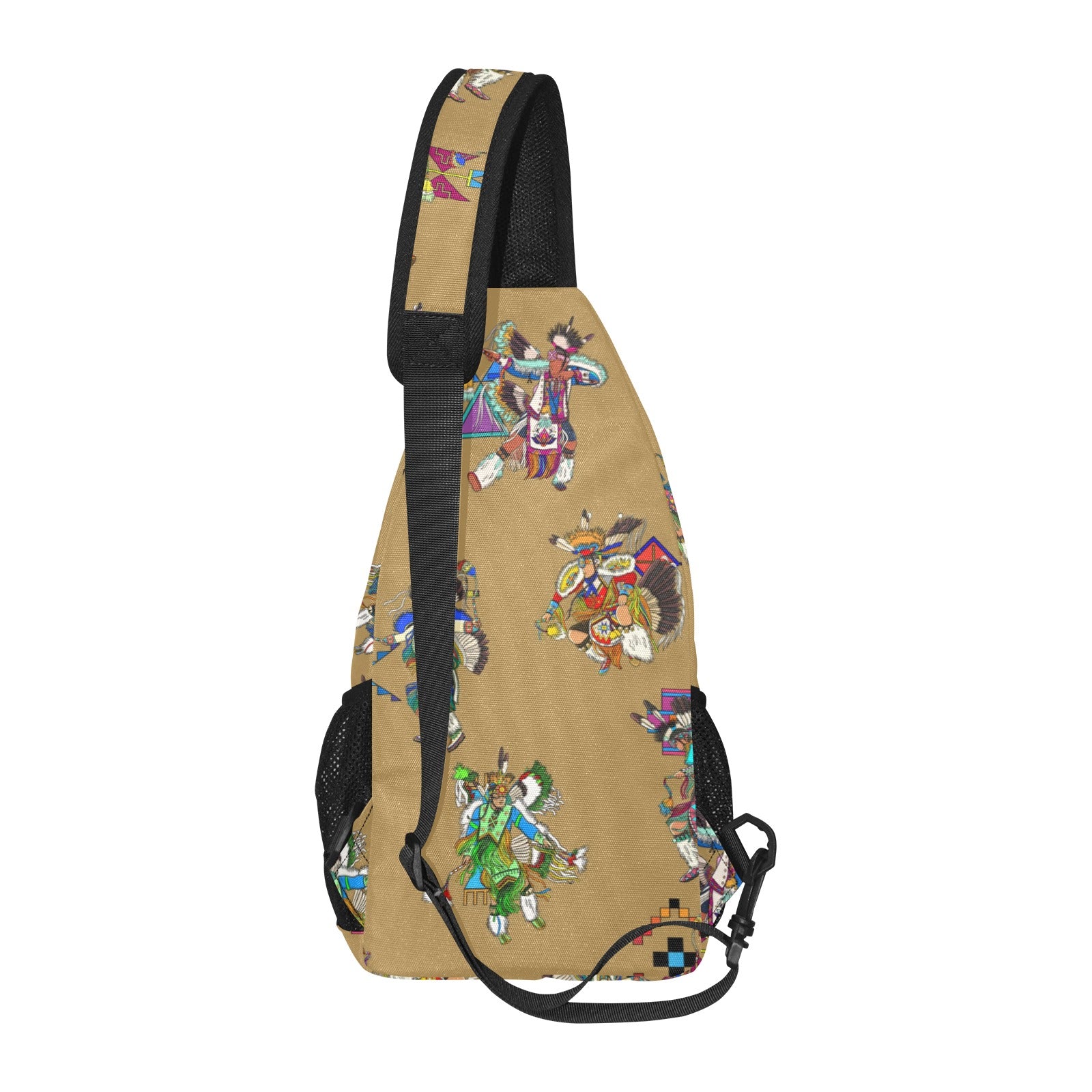 Men's Fancy Dancers Earth Chest Bag