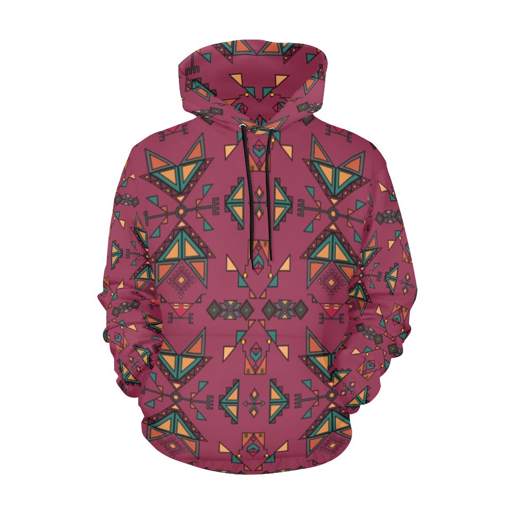Arrow Dawn Maroon Hoodie for Women (USA Size)