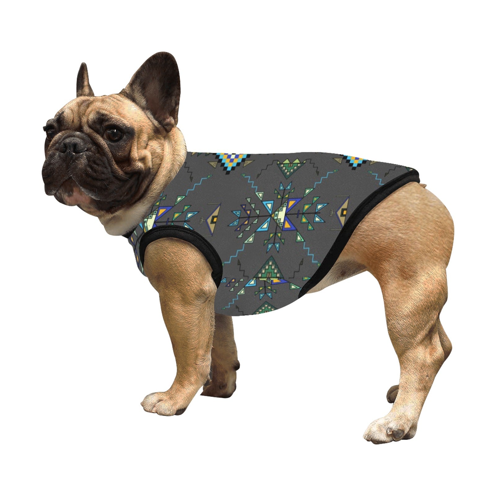 Bear Shield Gray Pet Tank Top