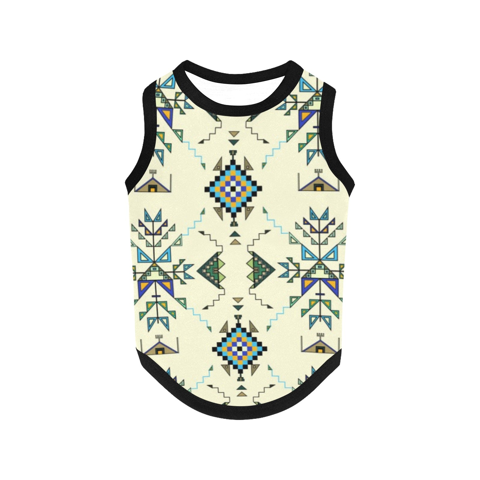 Bear Shield Cream Pet Tank Top