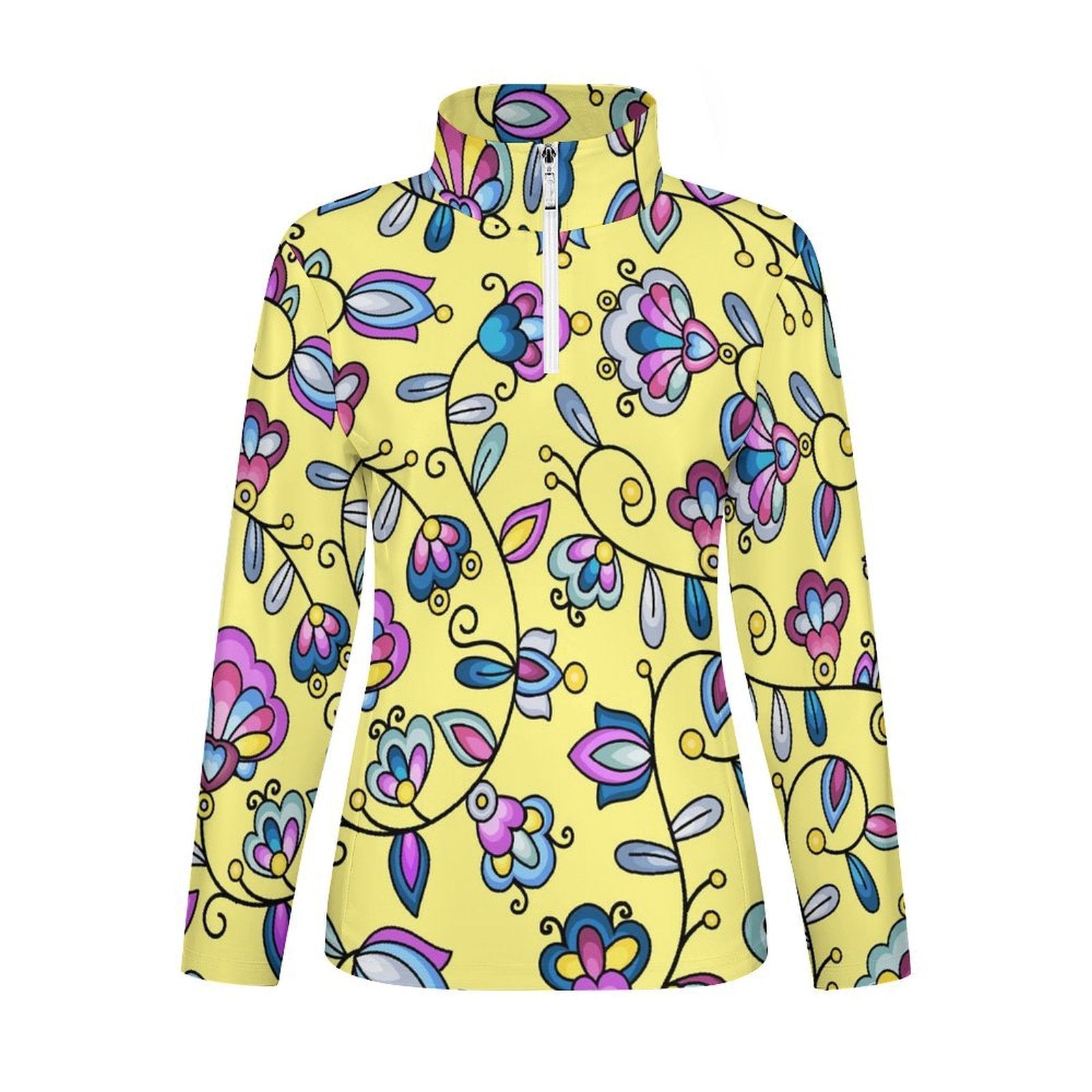Autumn Bundle Blessing Yellow Long Sleeve Yoga Shirt