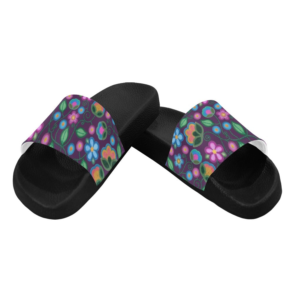 Turquoise Sunbeam Violet Women's Slide Sandals