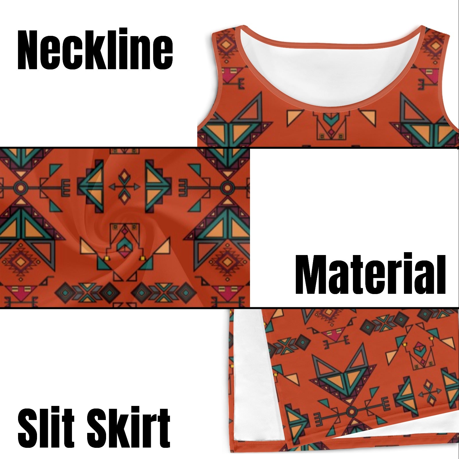 Arrow dawn Orange Phaedra Sleeveless Open Fork Long Dress