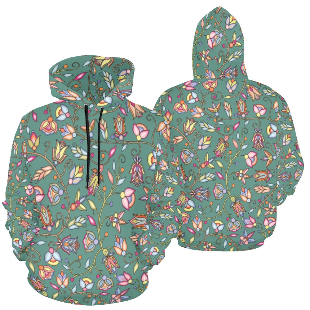 Buffalo Bloom Pond Reflection Hoodie for Women (USA Size)