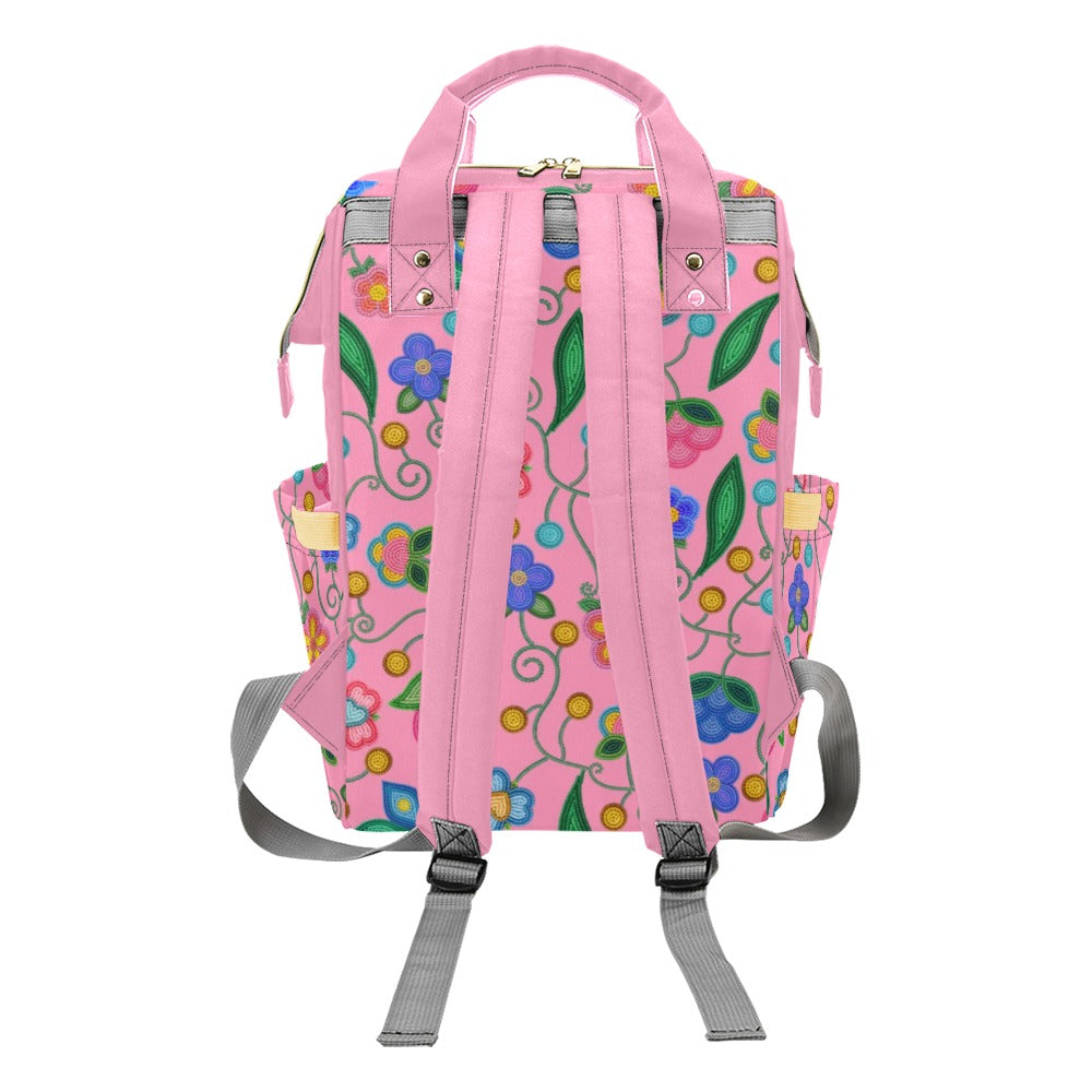 Skyberry Serenade Pink Multi-Function Diaper Backpack/Diaper Bag