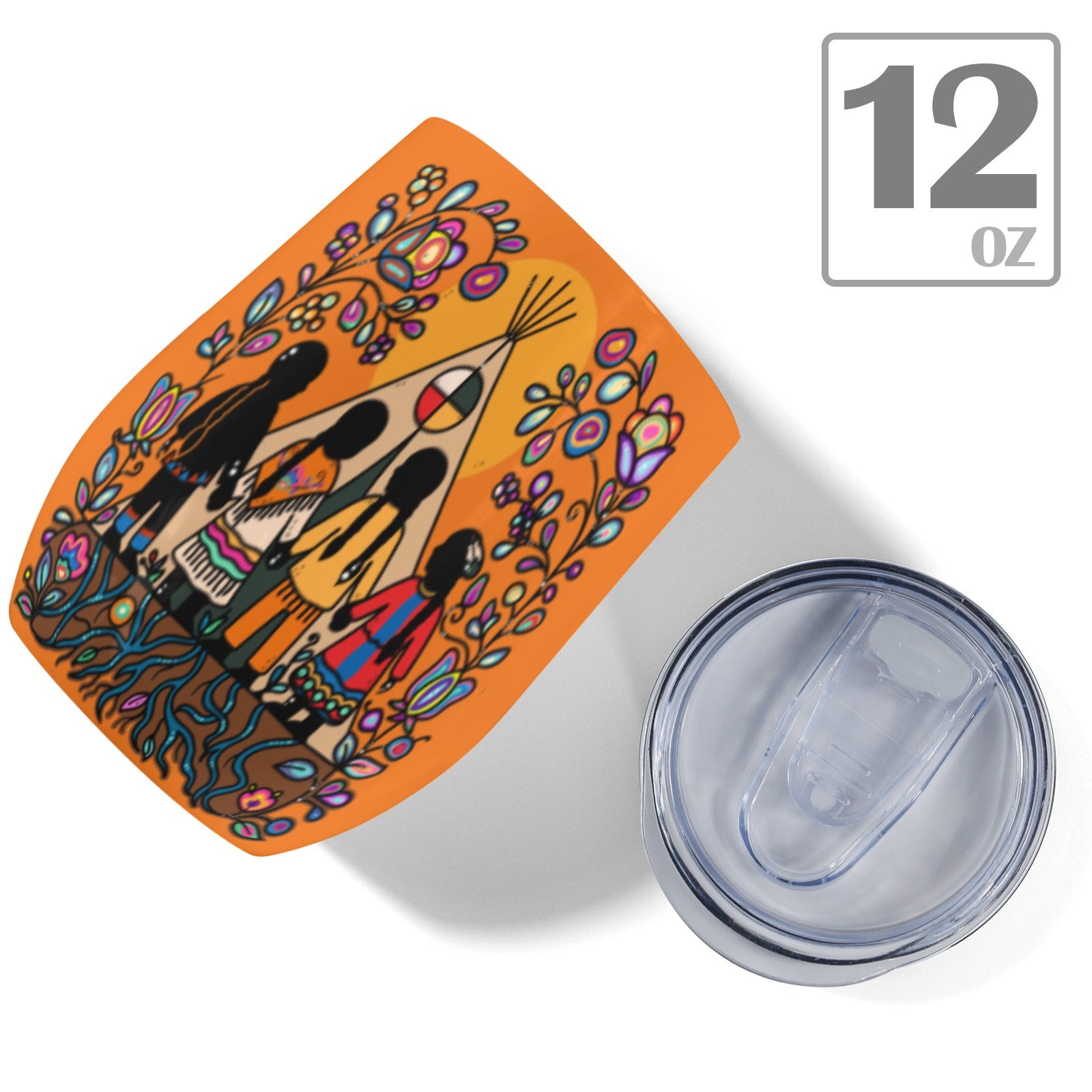 Rooted in Culture 12oz Wine Tumbler