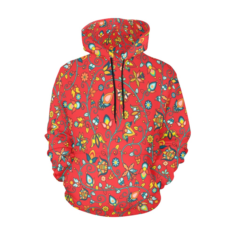 Thorny Path Red Hoodie for Men (USA Size)