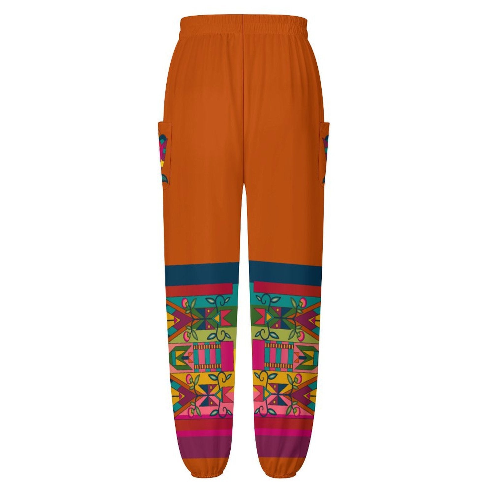 Whispering Leaves Orange Ribbon Joggers