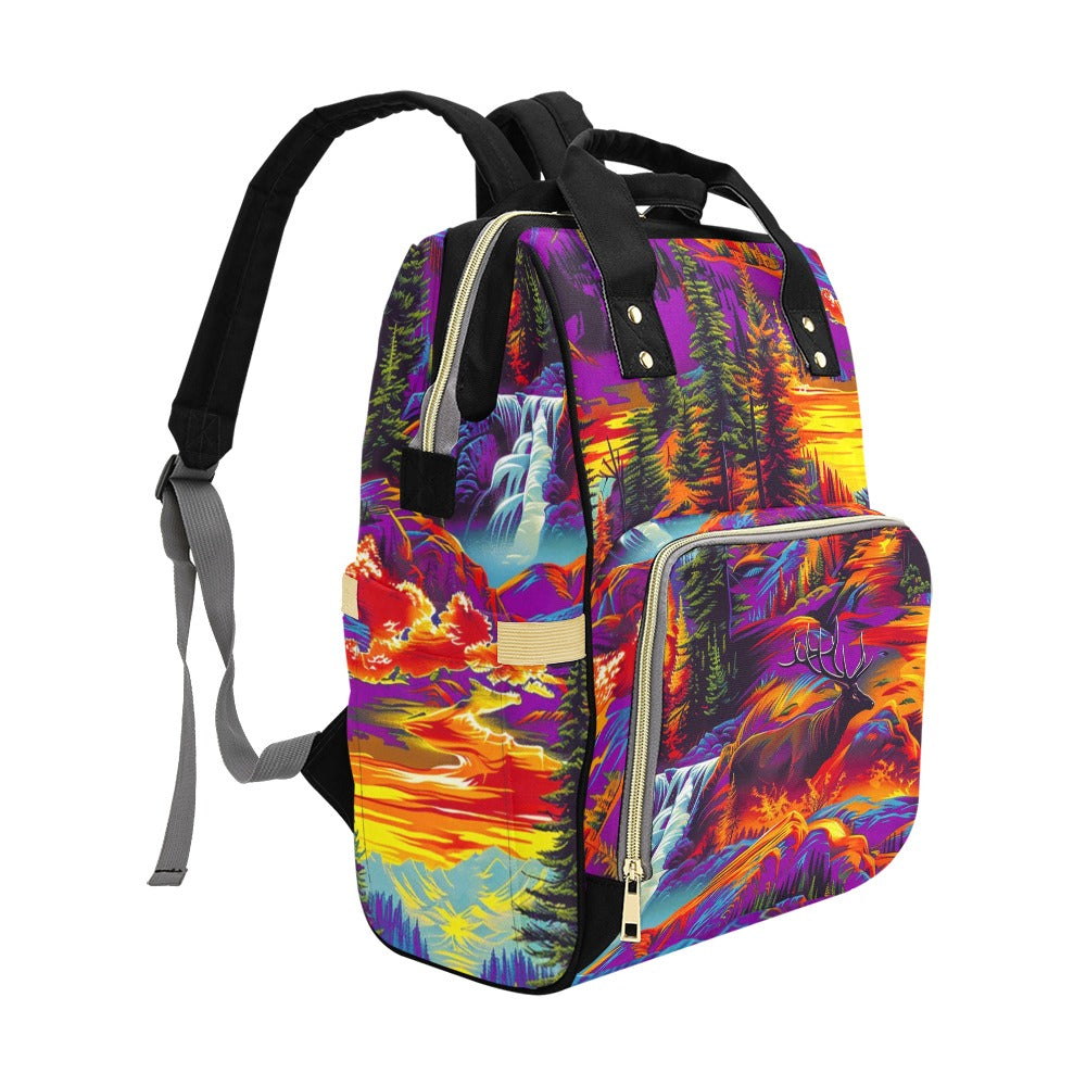 Elk Camo Multi-Function Diaper Backpack/Diaper Bag