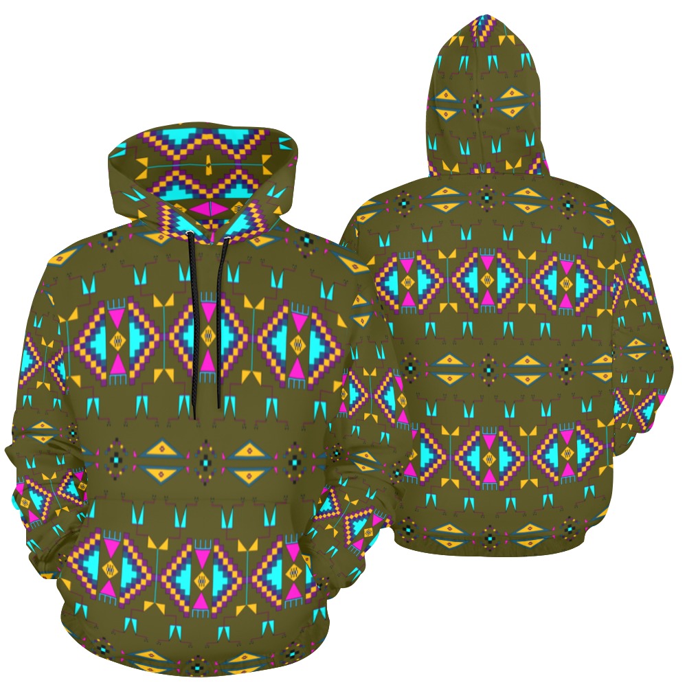 Rite of Passage Olive Hoodie for Women (USA Size)