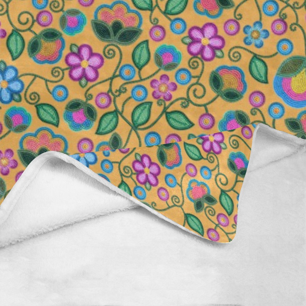 Turquoise Sunbeam Yellow Ultra-Soft Micro Fleece Blanket 60"x80"