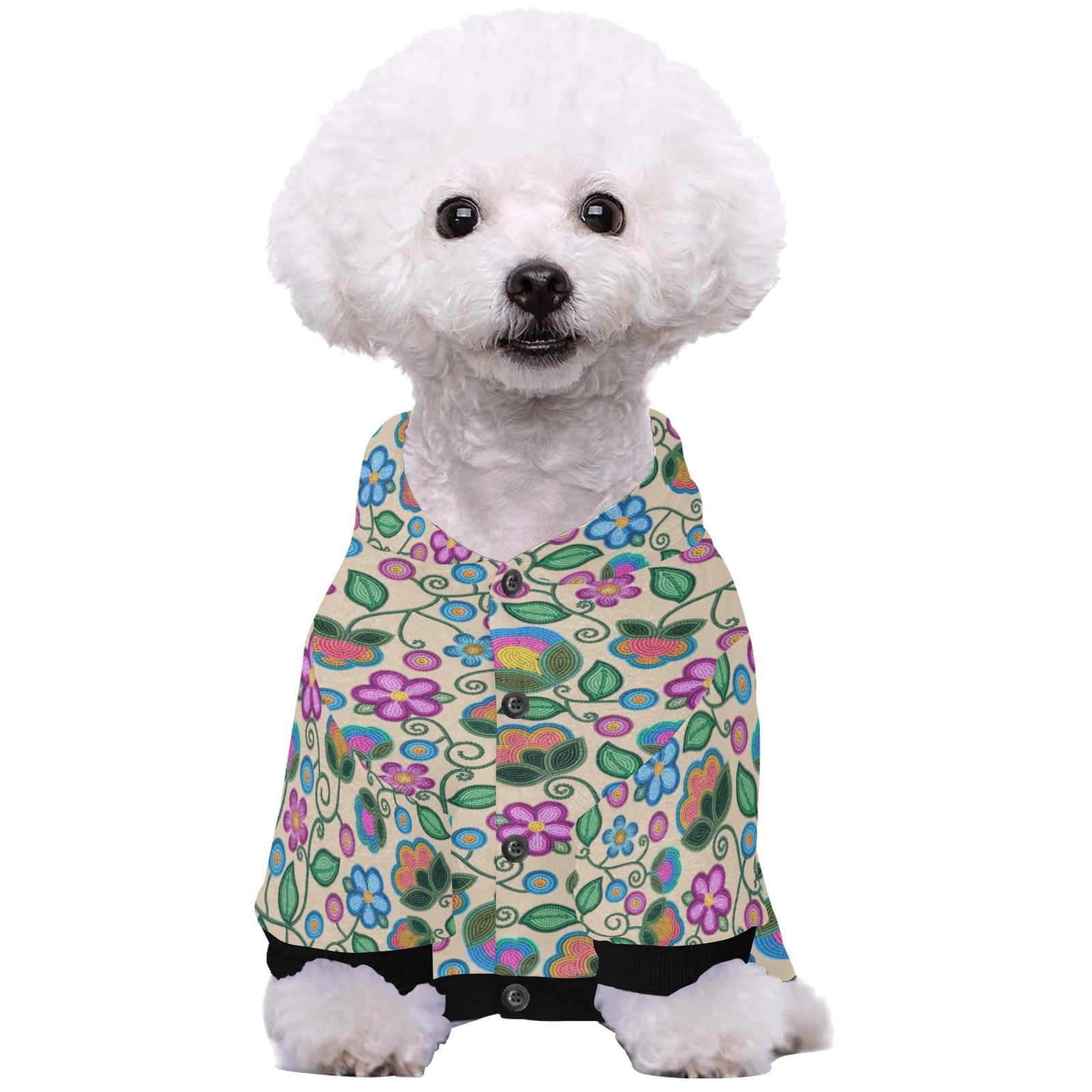 Turquoise Sunbeam Cream Pet Dog Hoodie